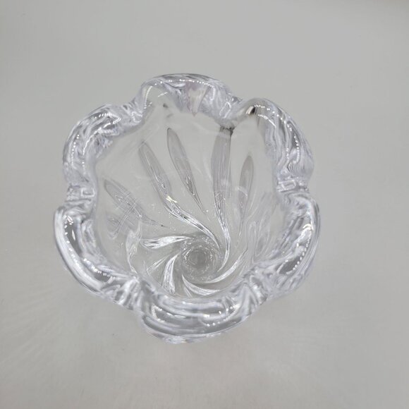 Orrefors Sweden Waterfall Crystal Art Glass Vase Clear Twisted Decorative Piece - Picture 6 of 7